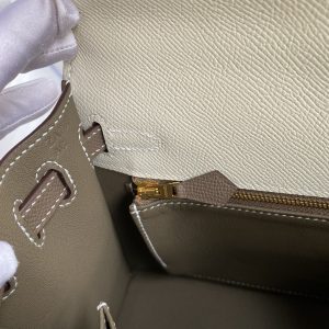 Hermes Kelly-Epsom Leather-25CM - Image 9
