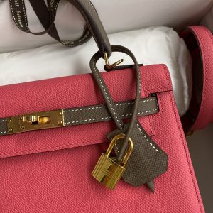 Hermes Kelly-Epsom Leather-25CM - Image 3
