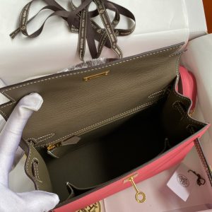 Hermes Kelly-Epsom Leather-25CM - Image 9