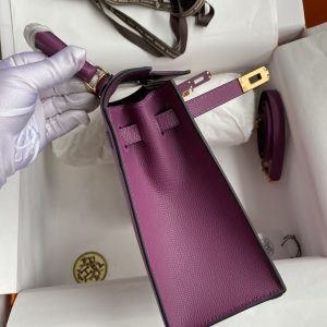 Hermes Kelly-Epsom Leather-25CM - Image 6