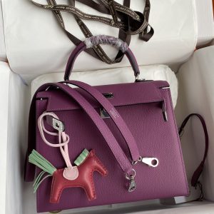 Hermes Kelly-Epsom Leather-25CM - Image 9