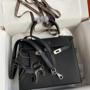 Hermes Kelly-Epsom Leather-25CM - Image 9