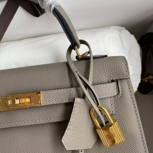 Hermes Kelly-Epsom Leather-25CM - Image 3