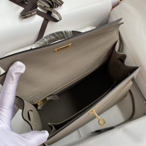 Hermes Kelly-Epsom Leather-25CM - Image 7
