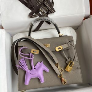 Hermes Kelly-Epsom Leather-25CM - Image 9