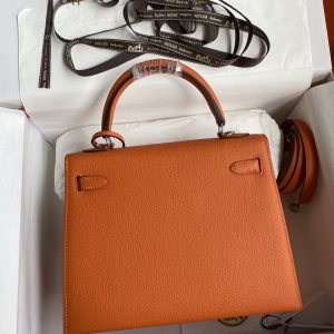 Hermes Kelly-Epsom Leather-25CM - Image 6