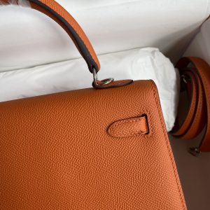 Hermes Kelly-Epsom Leather-25CM - Image 8