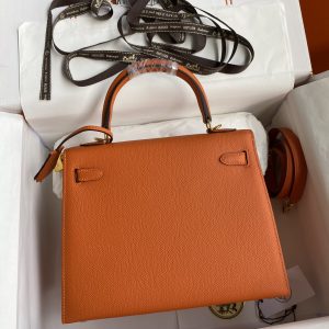 Hermes Kelly-Epsom Leather-25CM - Image 3