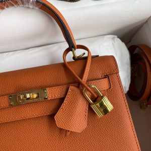 Hermes Kelly-Epsom Leather-25CM - Image 4