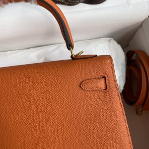 Hermes Kelly-Epsom Leather-25CM - Image 5