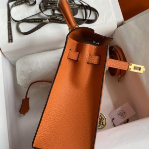 Hermes Kelly-Epsom Leather-25CM - Image 6