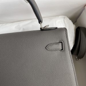Hermes Kelly-Epsom Leather-25CM - Image 5