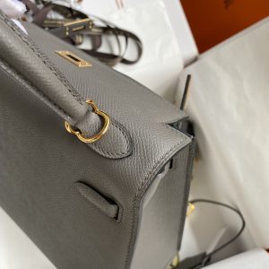 Hermes Kelly-Epsom Leather-25CM - Image 6