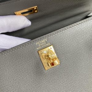 Hermes Kelly-Epsom Leather-25CM - Image 8
