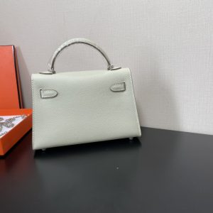 Hermes Kelly-Gold&Silver Hardware-19CM - Image 4