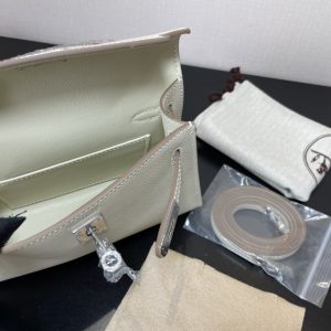 Hermes Kelly-Gold&Silver Hardware-19CM - Image 2