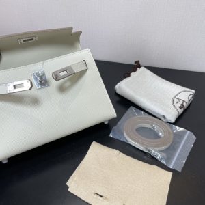 Hermes Kelly-Gold&Silver Hardware-19CM - Image 6