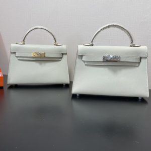 Hermes Kelly-Gold&Silver Hardware-19CM