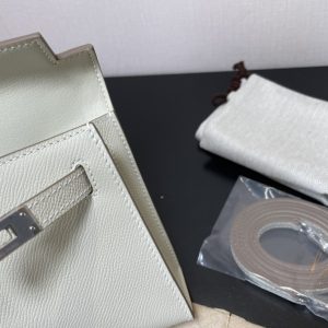 Hermes Kelly-Gold&Silver Hardware-19CM - Image 8