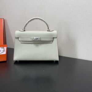Hermes Kelly-Gold&Silver Hardware-19CM - Image 9