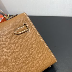 Hermes Kelly-Gold&Silver Hardware-19CM - Image 12