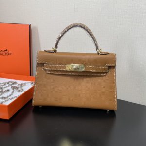 Hermes Kelly-Gold&Silver Hardware-19CM - Image 14