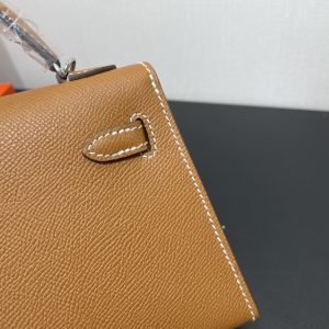 Hermes Kelly-Gold&Silver Hardware-19CM - Image 15