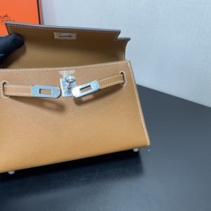 Hermes Kelly-Gold&Silver Hardware-19CM - Image 17