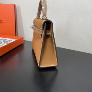 Hermes Kelly-Gold&Silver Hardware-19CM - Image 18