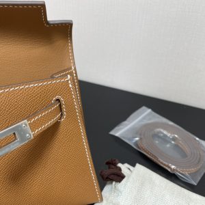 Hermes Kelly-Gold&Silver Hardware-19CM - Image 3