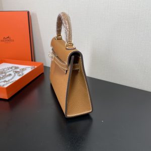 Hermes Kelly-Gold&Silver Hardware-19CM - Image 6