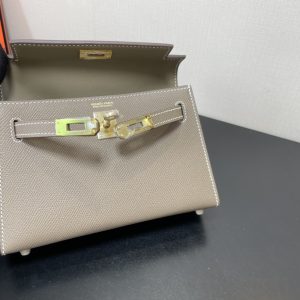 Hermes Kelly-Gold&Silver Hardware-19CM - Image 11