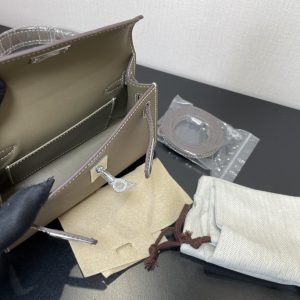 Hermes Kelly-Gold&Silver Hardware-19CM - Image 14