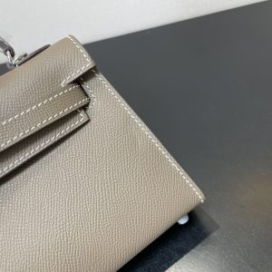 Hermes Kelly-Gold&Silver Hardware-19CM - Image 15