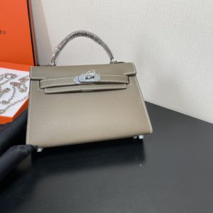 Hermes Kelly-Gold&Silver Hardware-19CM - Image 16
