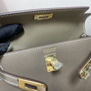Hermes Kelly-Gold&Silver Hardware-19CM - Image 5