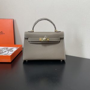 Hermes Kelly-Gold&Silver Hardware-19CM - Image 8