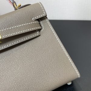 Hermes Kelly-Gold&Silver Hardware-19CM - Image 9