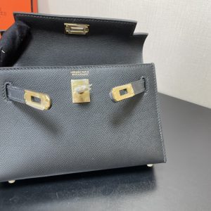 Hermes Kelly-Gold&Silver Hardware-19CM - Image 3