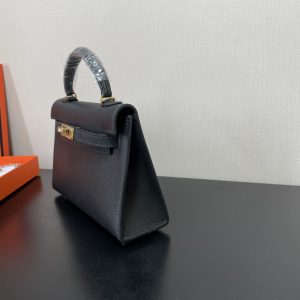 Hermes Kelly-Gold&Silver Hardware-19CM - Image 2