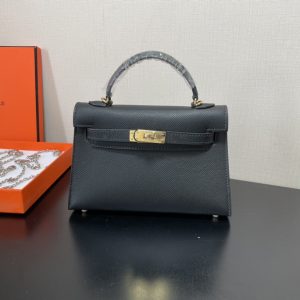 Hermes Kelly-Gold&Silver Hardware-19CM - Image 5