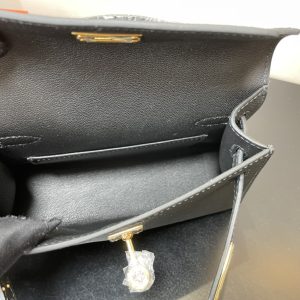 Hermes Kelly-Gold&Silver Hardware-19CM - Image 8