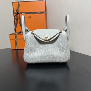 Hermes Lindy 19-Togo Leather-19CM - Image 9
