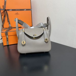 Hermes Lindy 19-Togo Leather-19CM - Image 3