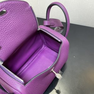 Hermes Lindy 19-Togo Leather-19CM - Image 9