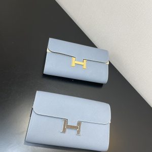 Hermes Constance Wallet On Chain-Epsom-20*13*2CM - Image 23