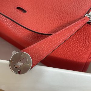 Hermes Lindy-TC Leather-26&30CM - Image 8