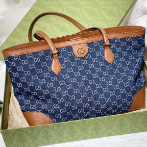 Gucci Demin Tote Handbags-38*28*14CM - Image 2