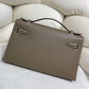 Hermes Mini Kelly Pochette-Epsom Leather-22CM - Image 4