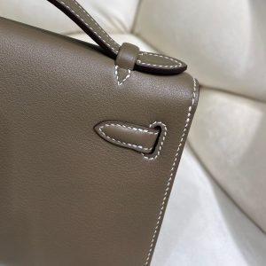Hermes Mini Kelly Pochette-Epsom Leather-22CM - Image 5
